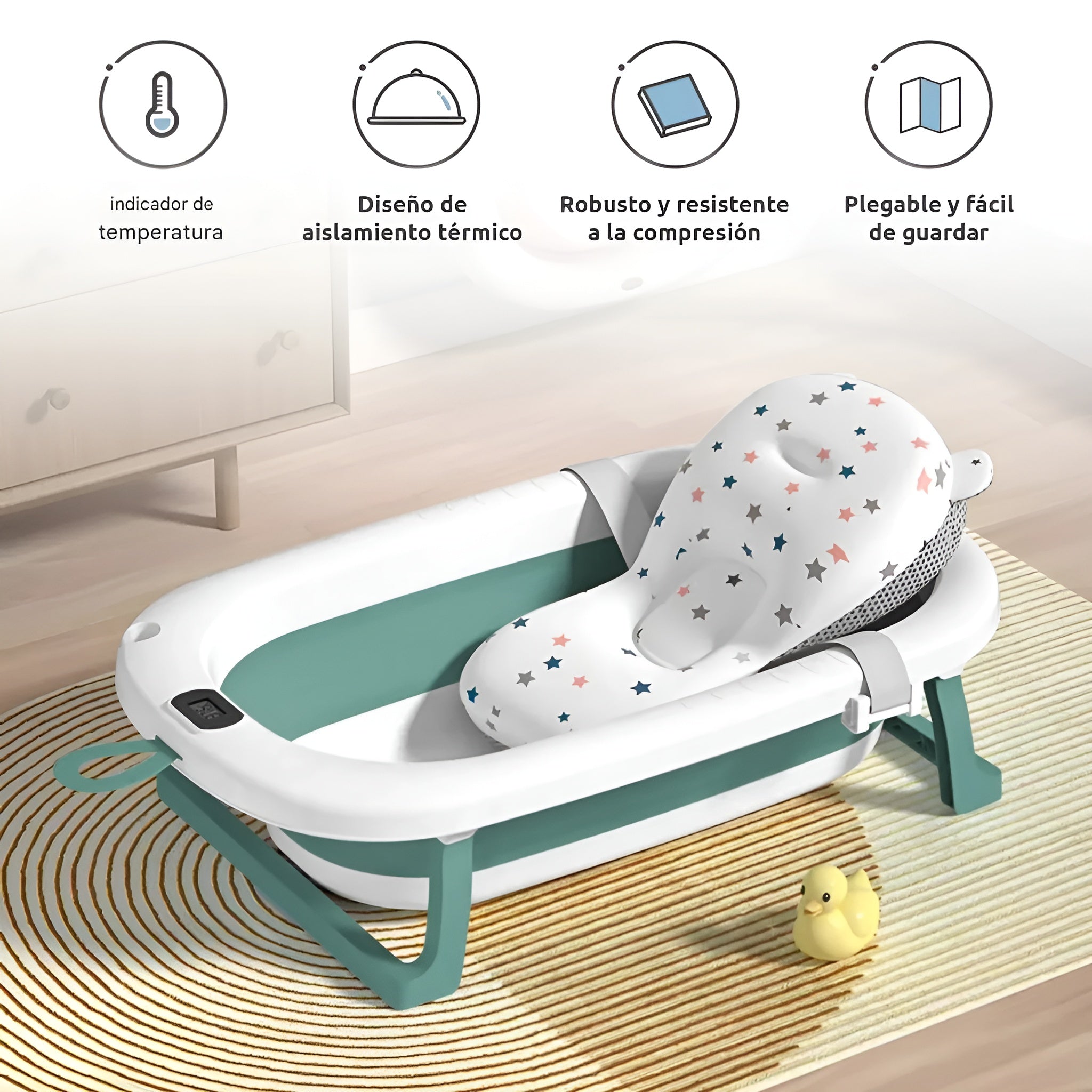 Juego de bañera plegable portátil para niño – Envío a toda Venezuela – NQLN Store