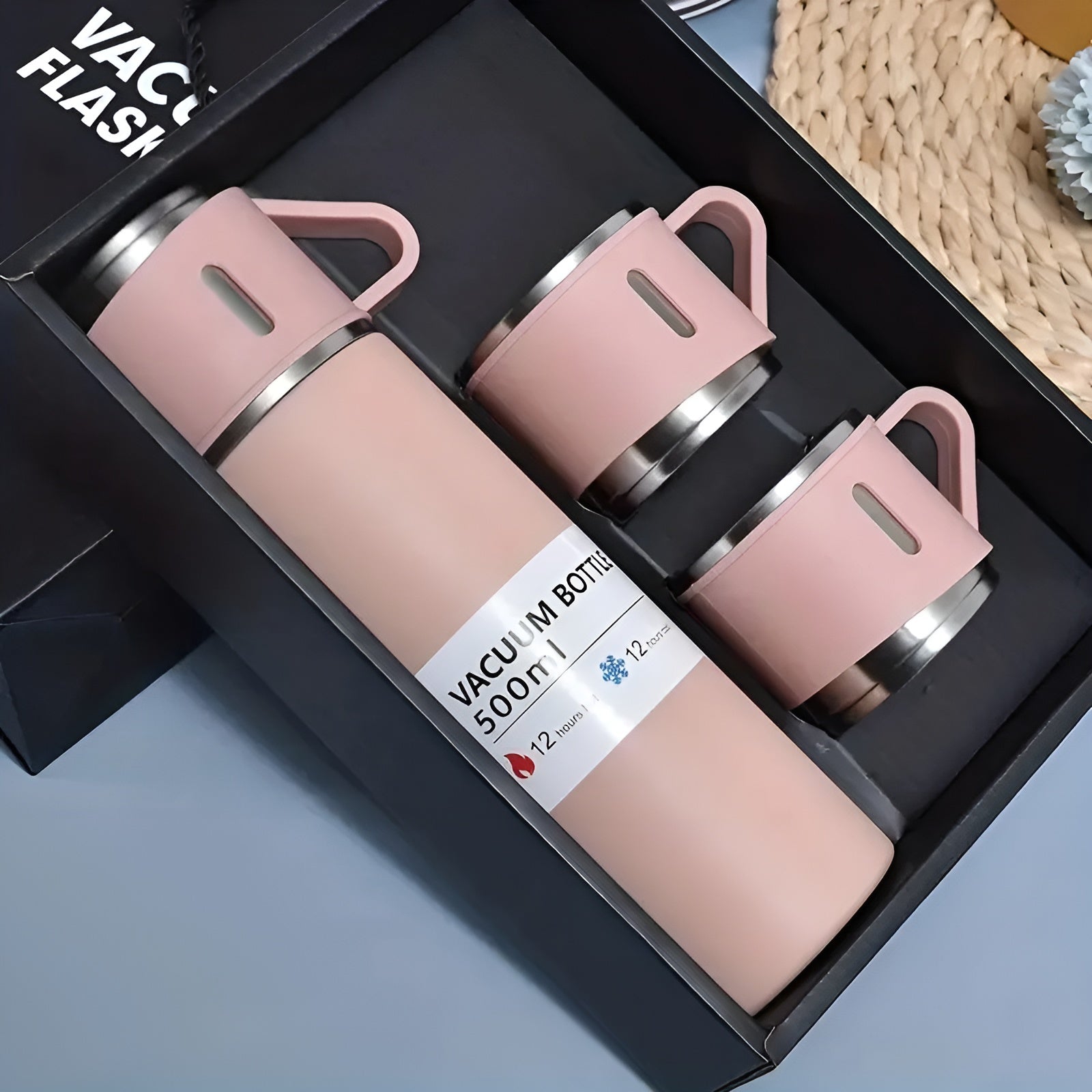 Termo para bebidas calientes y frías con tazas – Envío a toda Venezuela – NQLN Store
