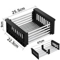 Escurridor de platos de cocina retráctil de acero inoxidable – Al mejor precio en NQLN Store Caracas y Margarita