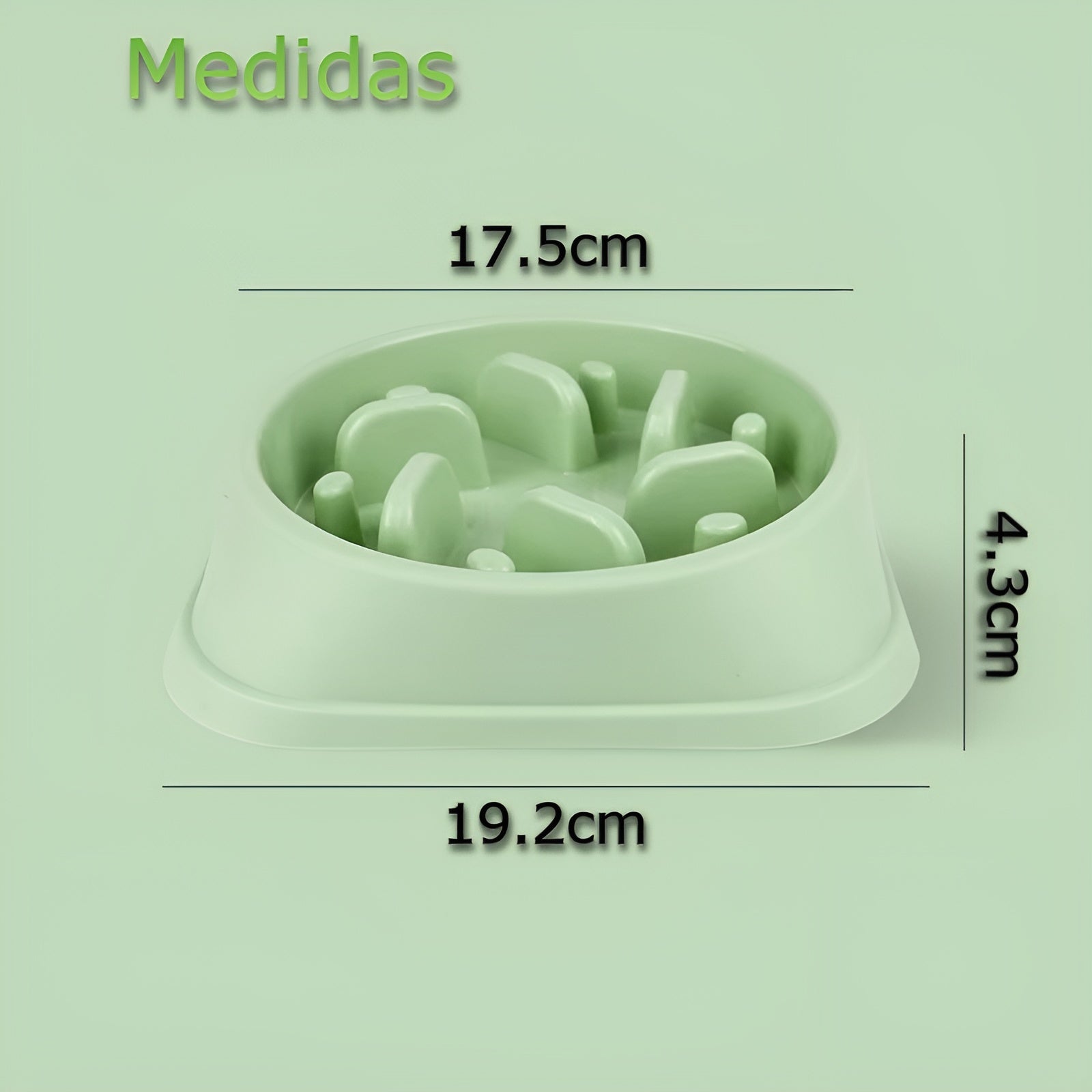 Plato de comida para alimentación lenta tipo laberinto para mascota y perro – Disponible en Caracas y Margarita – NQLN Store