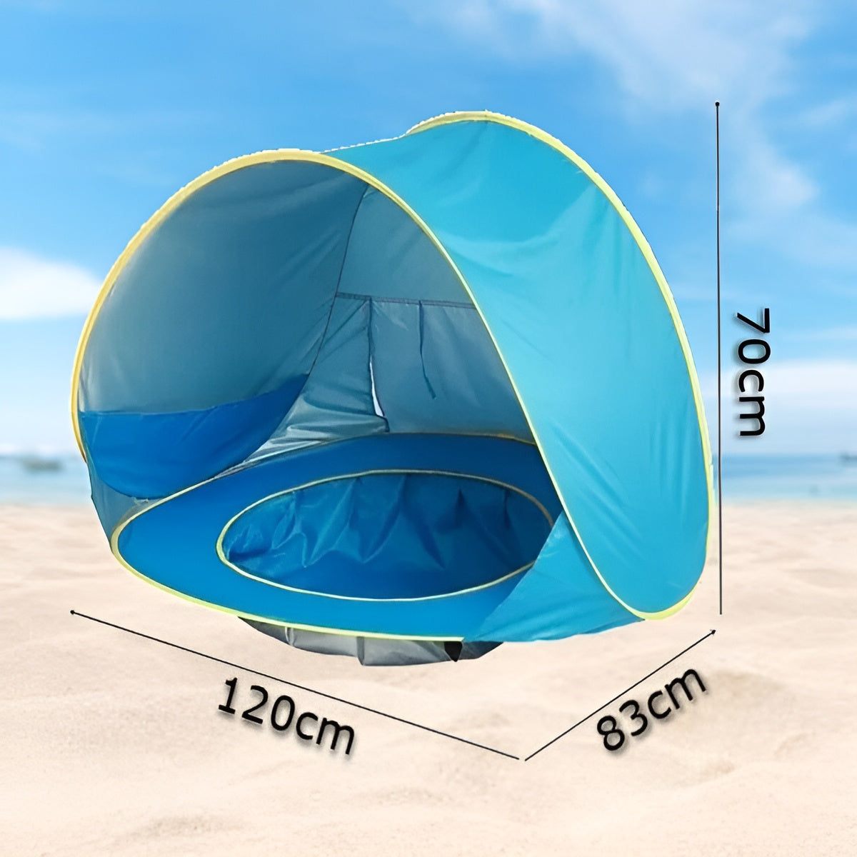 Carpa plegable de playa para bebes para piscina – Disponible en Caracas y Margarita – NQLN Store