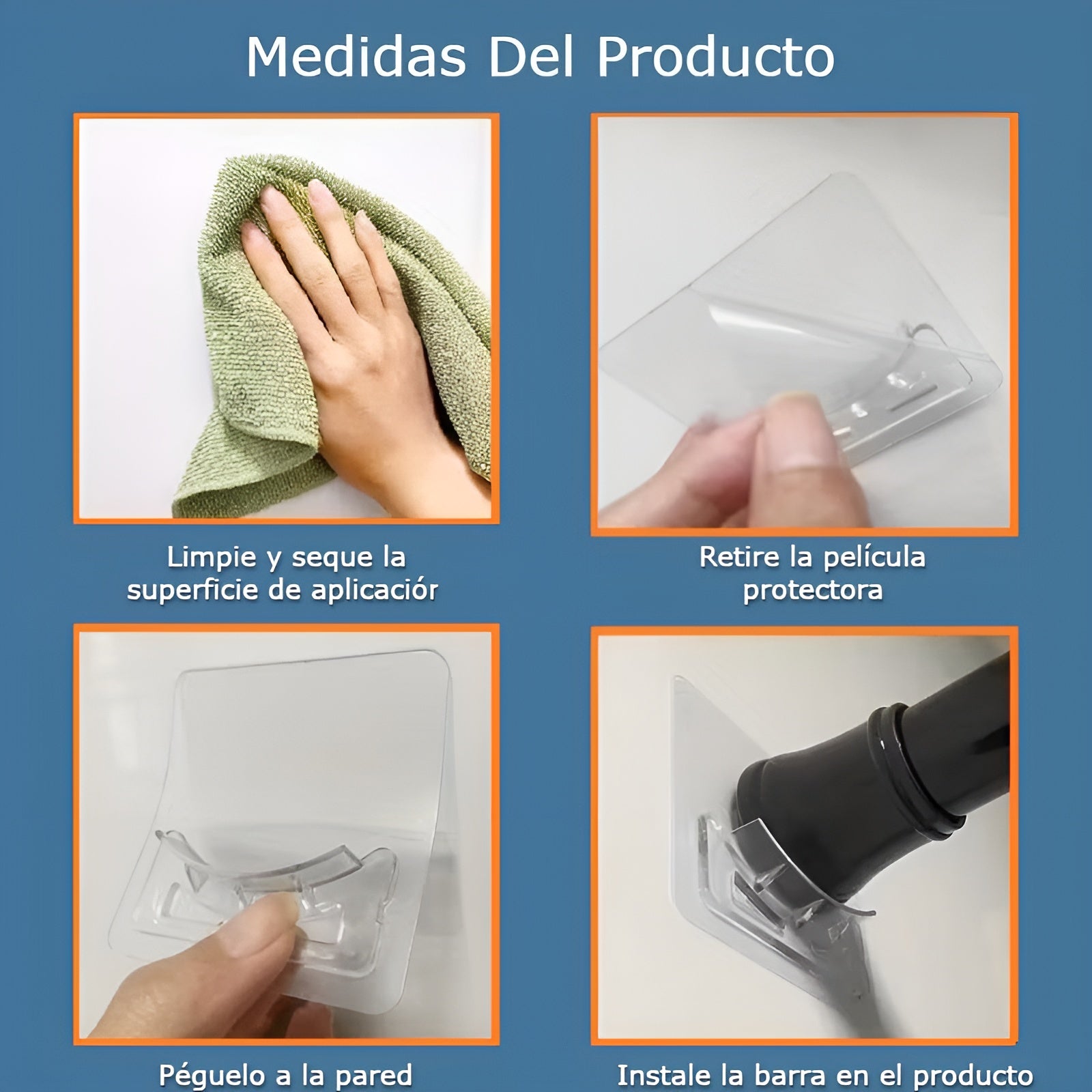 Soporte de barra para cortinas (Pack de 10) – Comprar al mejor precio en NQLN Store Venezuela