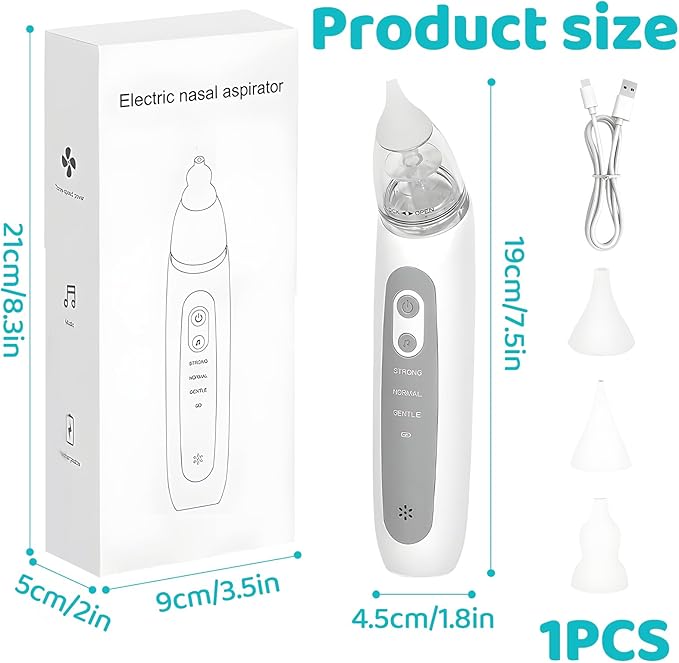 Limpiador nasal eléctrico – Vista detalle del producto – NQLN Store