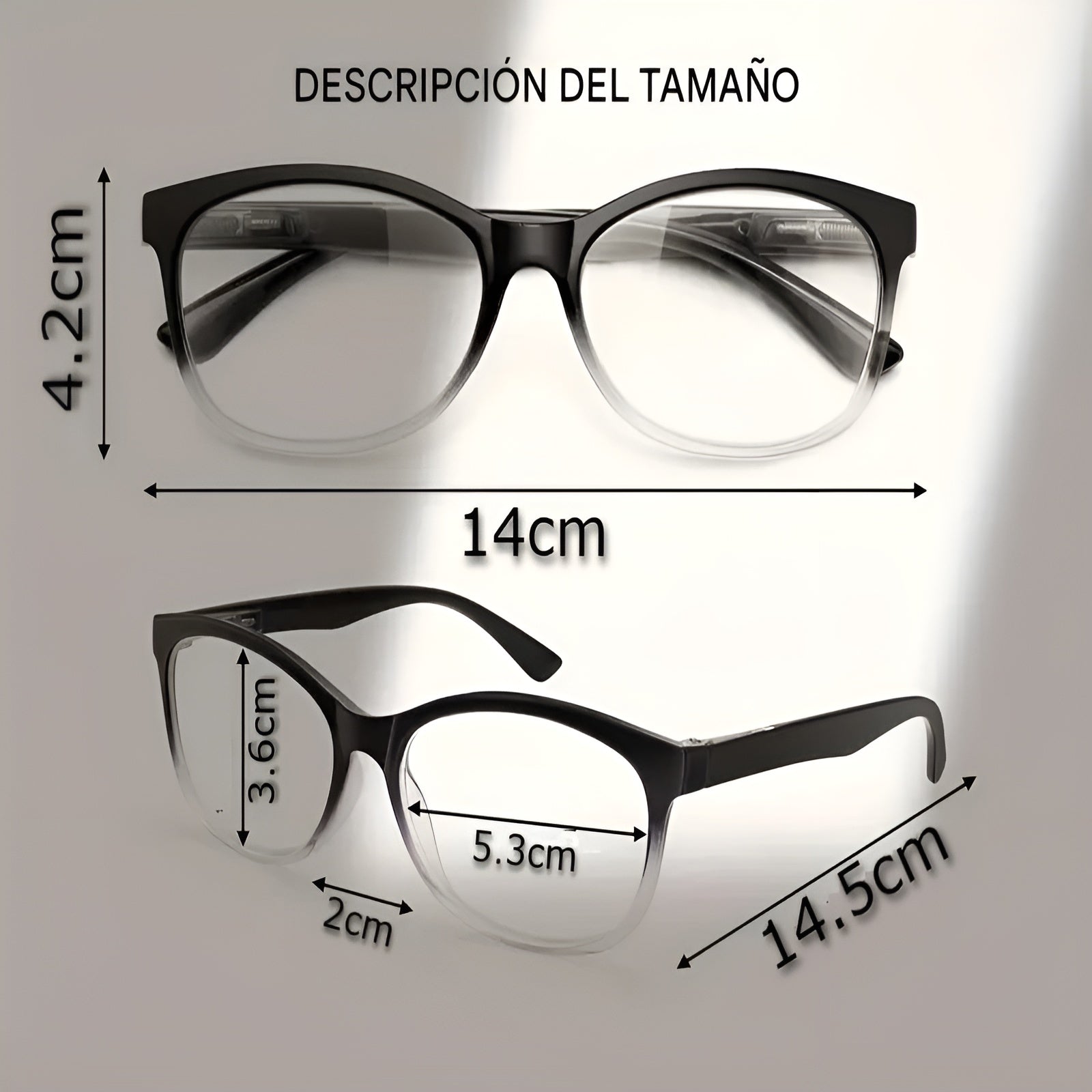 Lentes de ajuste automatico para lectura (+0.5 a +2.5) – Detalle y presentación – NQLN Store Venezuela