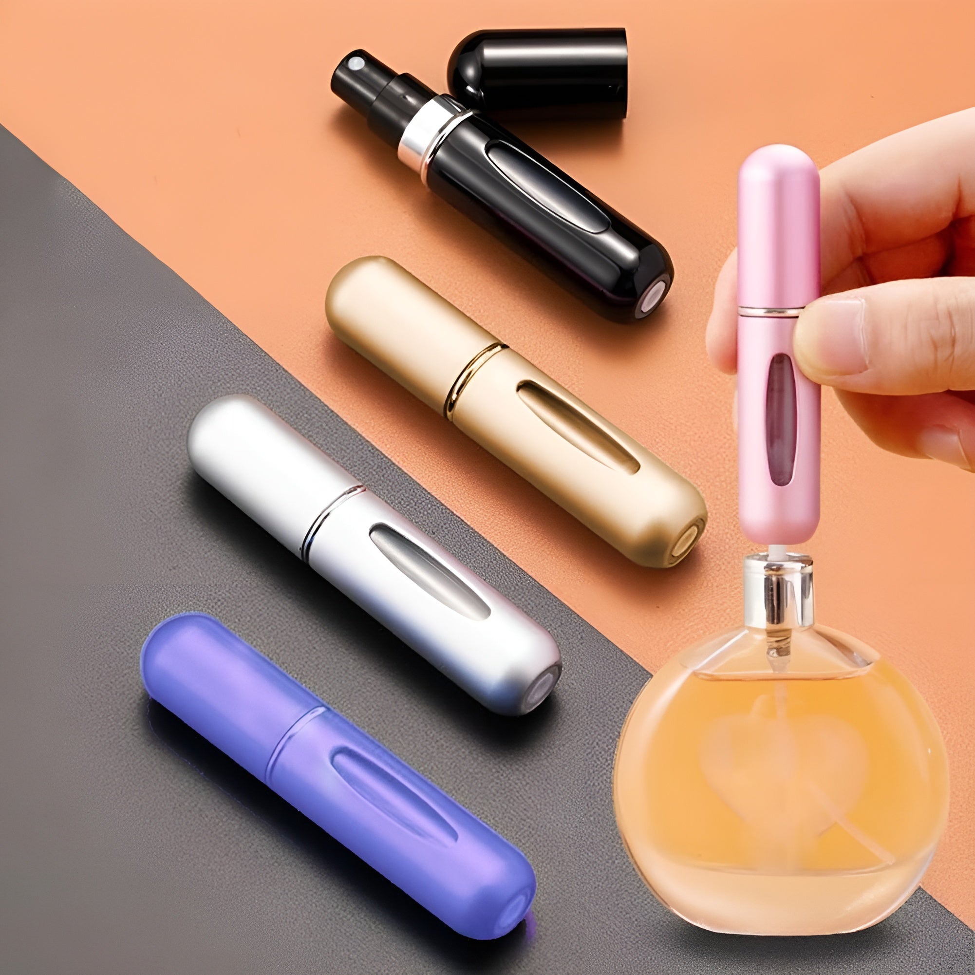 Botella de perfume de 5ml Recargable – Detalle y presentación – NQLN Store Venezuela