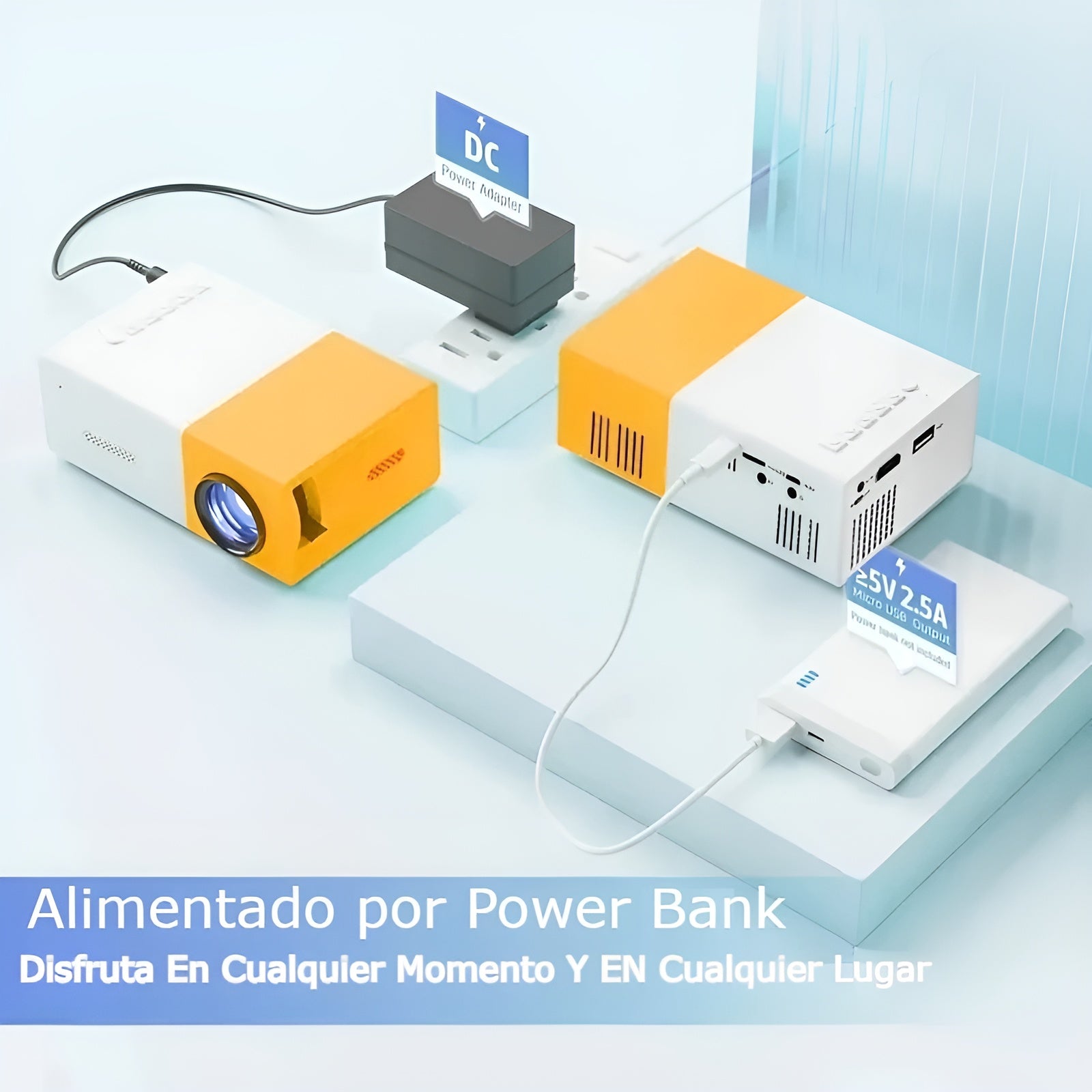 Mini proyector USB portátil – Tienda online NQLN Store Venezuela