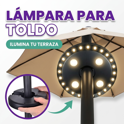 Lampara de toldo portatil