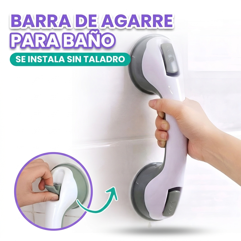 Barra de agarre para baños
