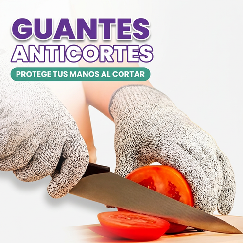 Guantes resistentes a los cortes grado alimenticio (pack de 2)