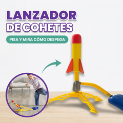 Lanzador de cohetes a pedal