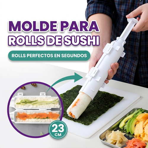 Molde para preparar rolls de sushi