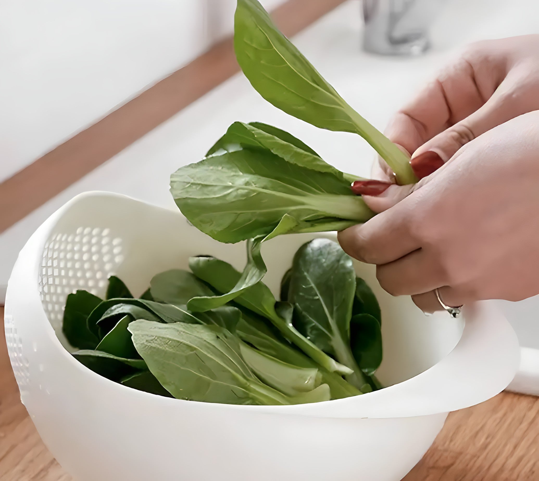 Colador de comida para cocina – Detalle de calidad y acabado – NQLN Store