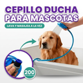 Cepillo ducha de agua a presion para mascotas