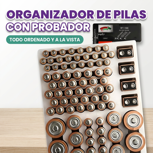 Organizador de baterías