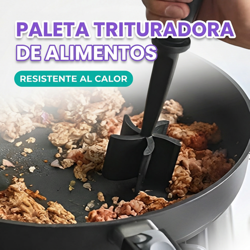 Paleta trituradora de alimentos