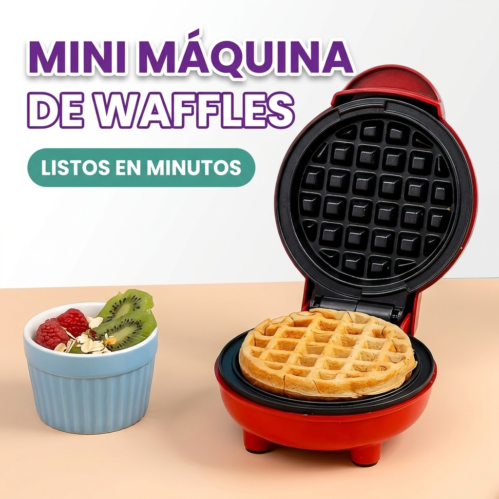 Mini maquina para hacer waffles