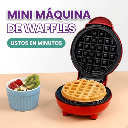 Mini maquina para hacer waffles