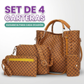 Set de 4 carteras para mujer