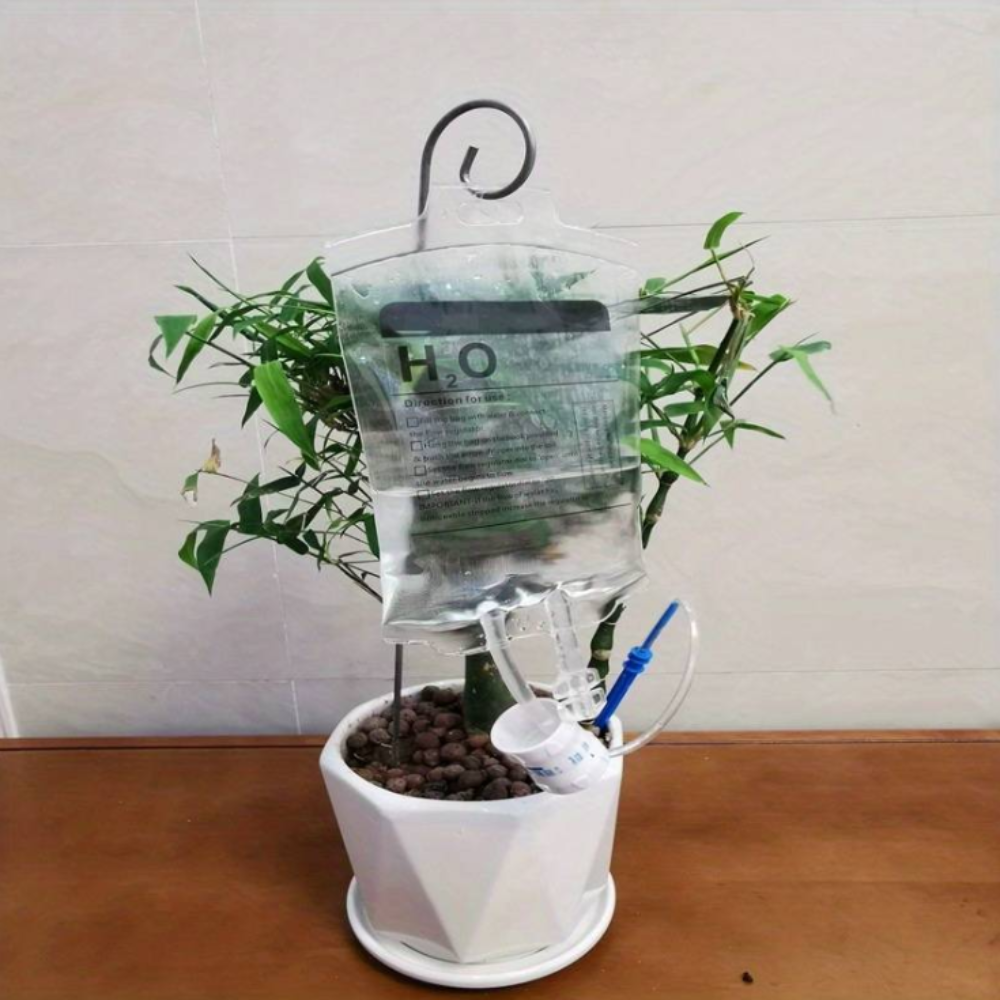 Dispensador automatico de agua con gancho para plantas – Disponible en NQLN Store con envío gratis desde $20