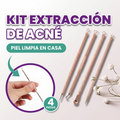 Kit extraccion de acne de 4 piezas