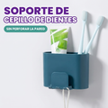 Soporte de cepillo para dientes y pasta dental