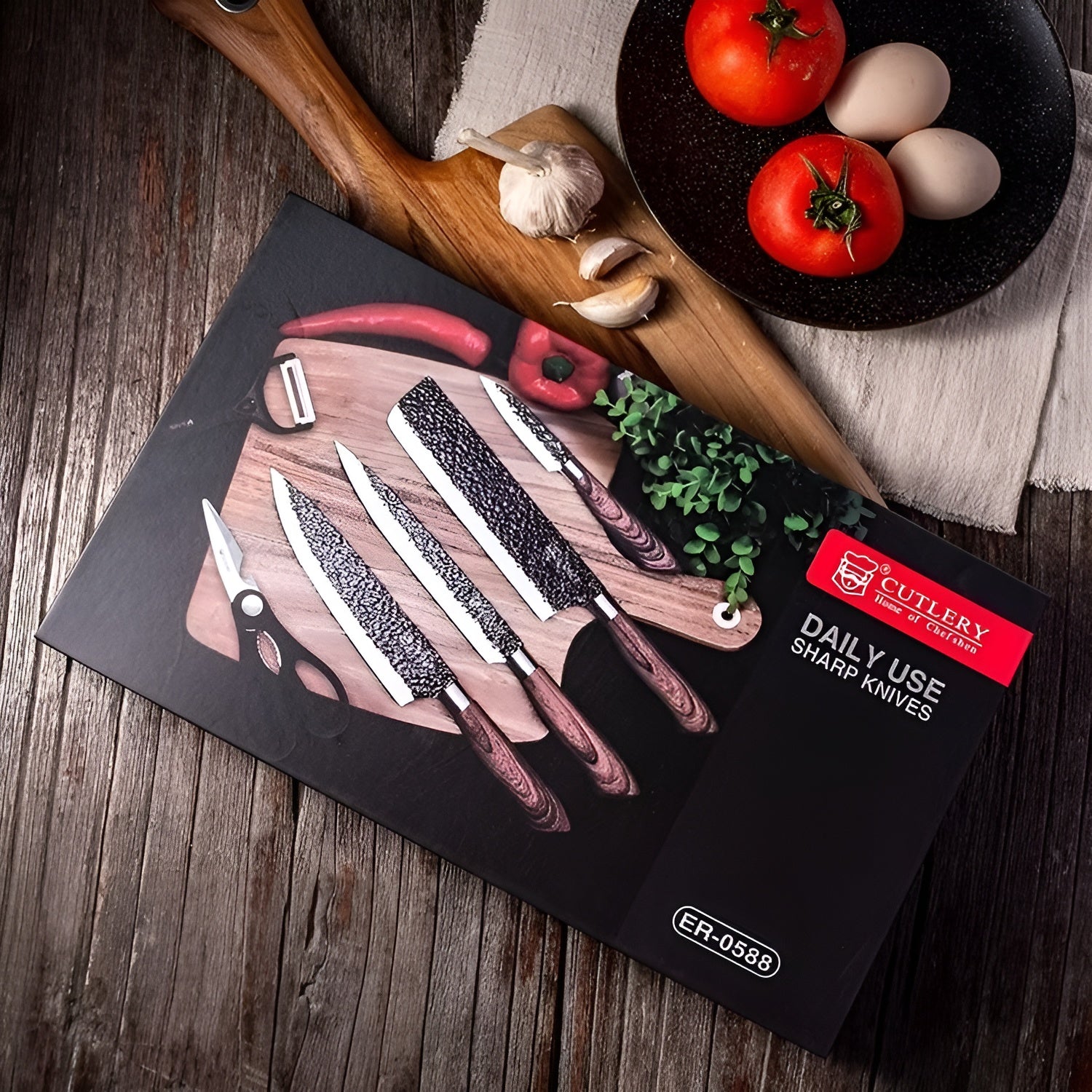 Juego de cuchillos de cocina de acero inoxidable – Tienda online NQLN Store Venezuela