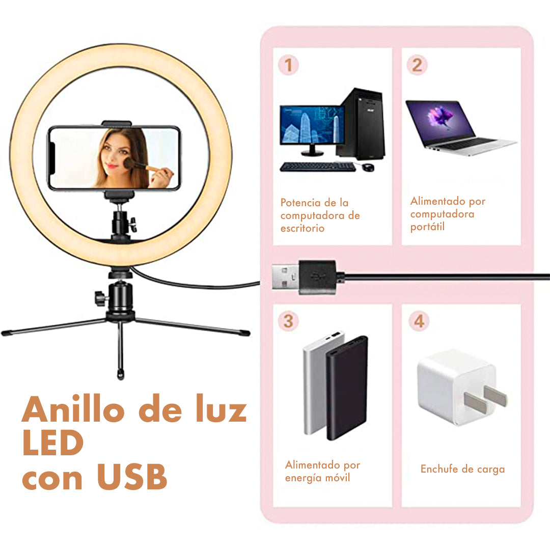 Aro de Luz con Soporte para tu Celular – Comprar al mejor precio en NQLN Store Venezuela