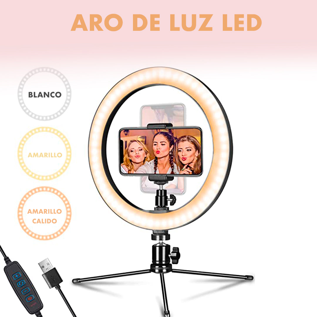 Aro de Luz con Soporte para tu Celular – Comprar al mejor precio en NQLN Store Venezuela
